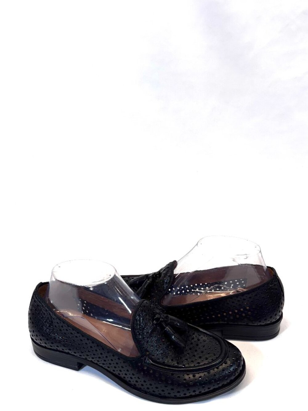 MIZ MOOZ IRIS PERFORATED SOFT LEATHER SLIP ON LOAFER BRANDY 37EU / 7US NEW T-252
